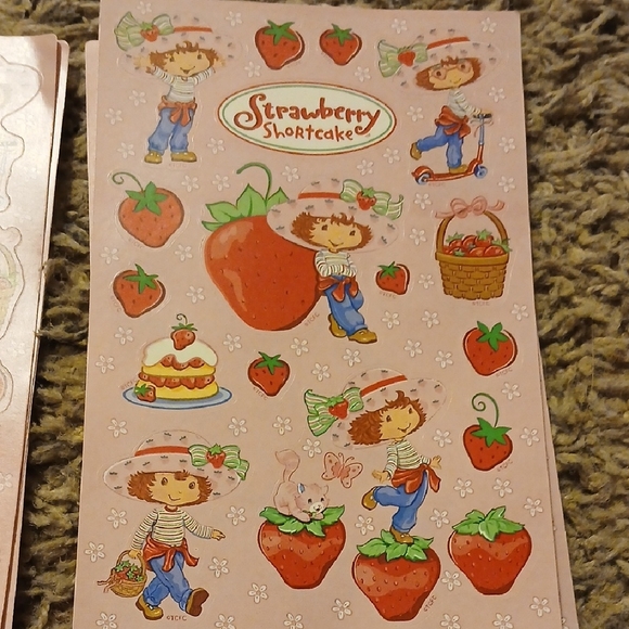 Strawberry Shortcake Sticker Sheets - Picture 3 of 3